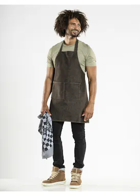 Chaud Devant Base Brown Denim Schort