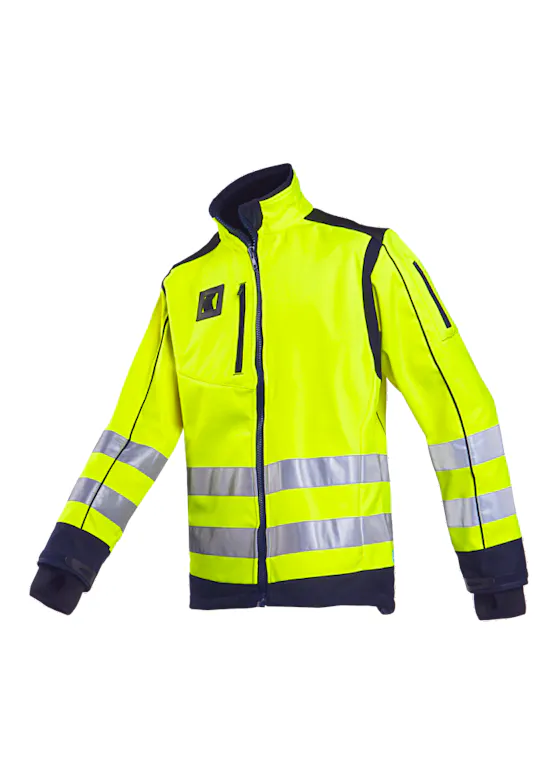 Sioen Signalisatie Softshell Jas Walney 521AA2TU1