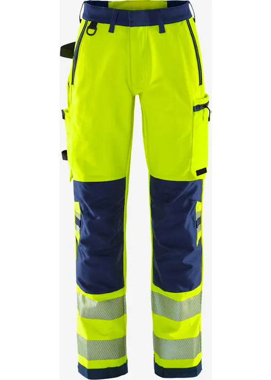 Fristads High-Vis Green Stretchhose für Damen, Klasse 2, 2665 GSTP