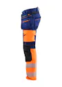 Blåkläder 1145 ToolRig High Vis Werkbroek 4-weg Stretch miniatuur