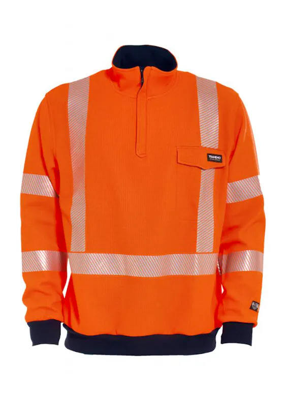 Tranemo Cantex 5270 89 Sweater Hi-Vis Vlamvertragend Antistatisch