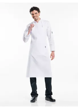 Chaud Bib Apron White