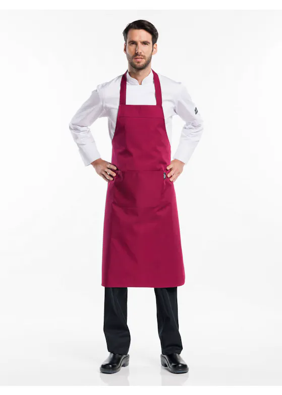 Chaud Devant Apron Burgundy