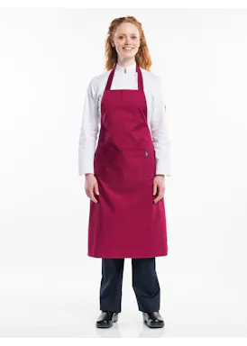 Chaud Devant Apron Burgundy