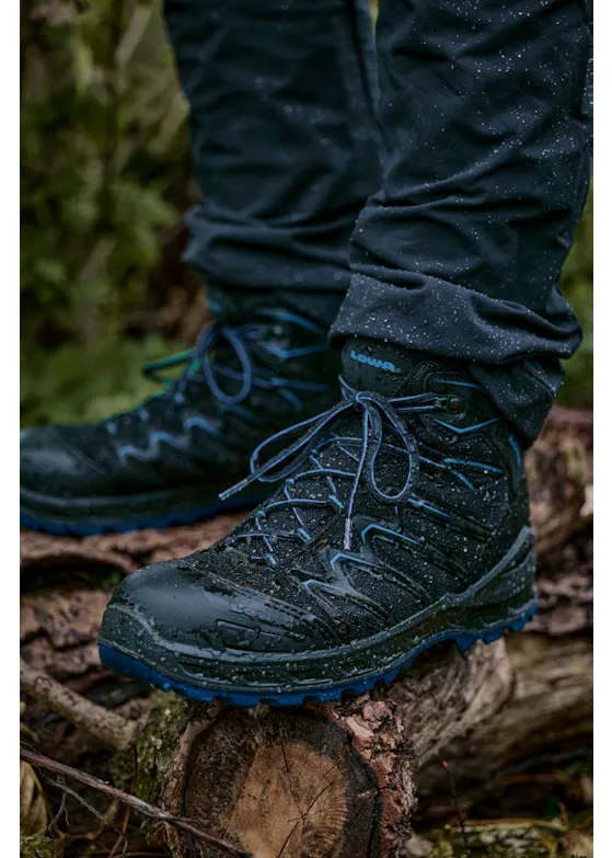Lowa Larrox Work GTX Black-Blue Mid S3 CI