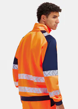 Tricorp 306106 Sweater Zip High Vis Industrieel Wasbaar Regular Fit Redefined miniatuur