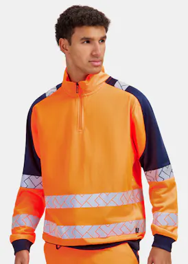 Tricorp 306106 Sweater Zip High Vis Industrieel Wasbaar Regular Fit Redefined