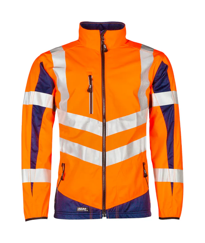 Orange/Marineblau