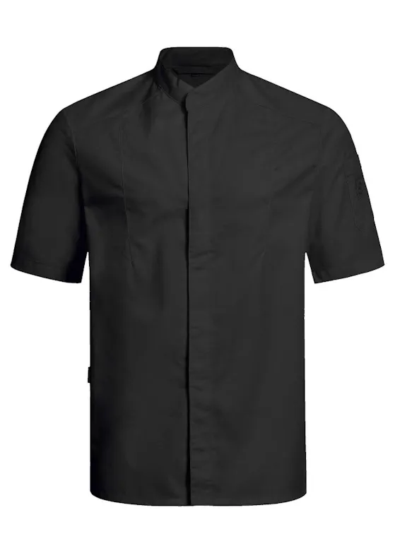 Greiff 5573 Kochjacke, kurze Ärmel, verdeckte Knopfleiste, Fairtrade, Gastro