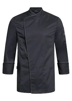 Greiff 5577 Veste de cuisine à passepoil coupe standard Gastro Regular Fit