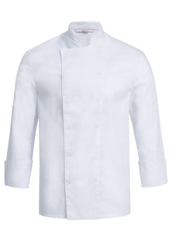 Greiff Herren-Kochjacke, verdeckte Druckknöpfe - 5580