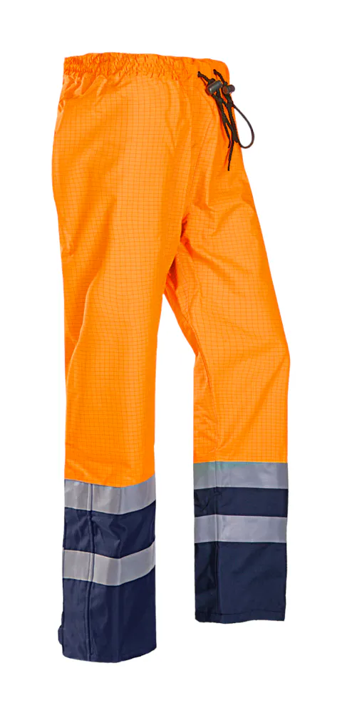 High Vis Orange/Marineblau