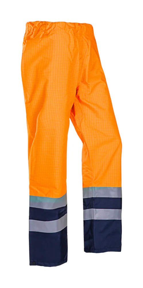 High Vis Orange/Marineblau