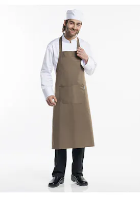 Chaud Devant Schürze Taupe