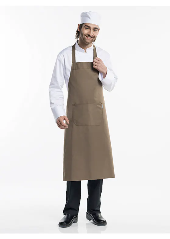 Chaud Devant Schürze Taupe