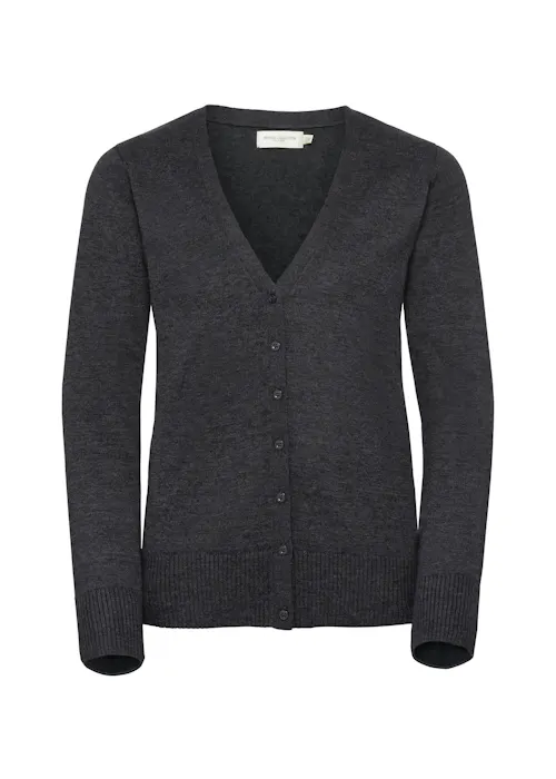 Russell Z715F cardigan en maille col en V coupe standard pour femmes