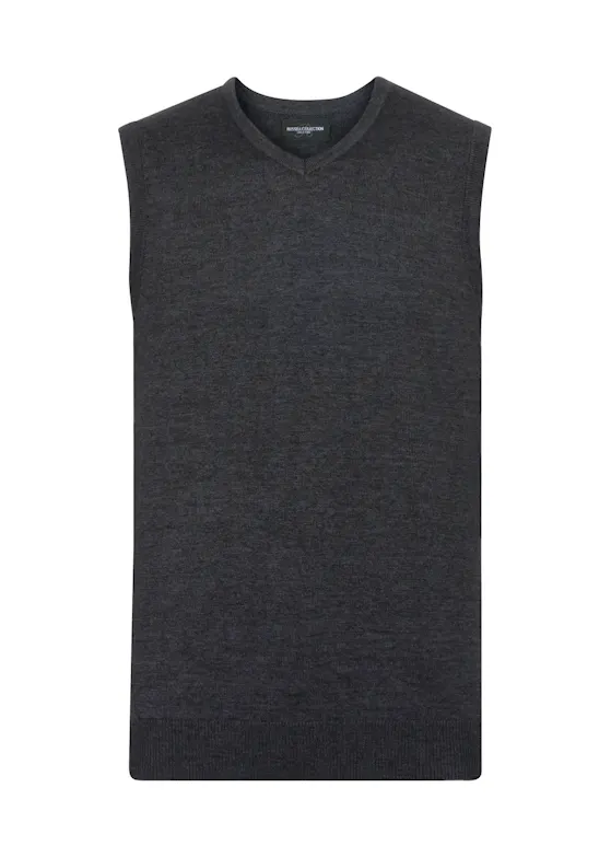 Russell Z716 Knitted Pullover V-Neck Sleeveless Regular Fit