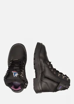 Steel Blue Southern Cross ZIP Black MET Ladies Adies TPU S3 Black miniatuur