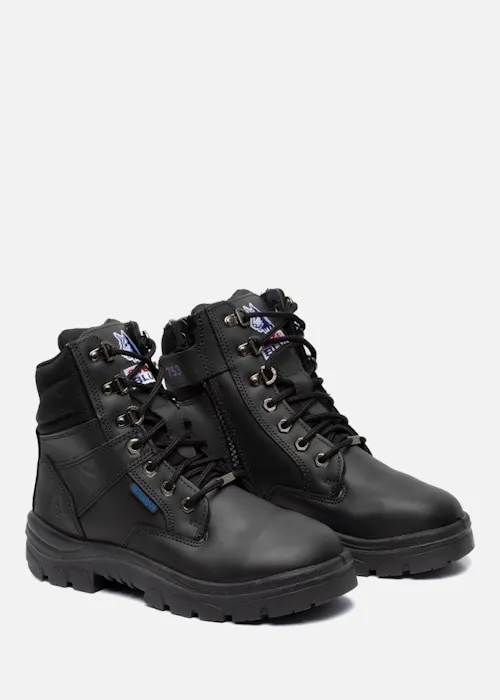 Steel Blue Southern Cross ZIP Black MET Ladies Adies TPU S3 Black