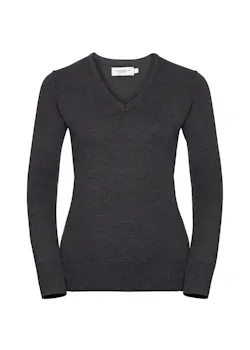 Russell Z710F Pull col en V maille coupe standard chauffant pour femmes thumbnail (vignette)