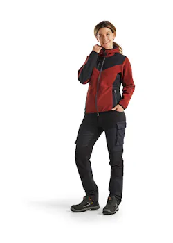 Blåkläder 5941 Gebreid Damesjack met Softshell miniatuur