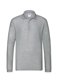 Fruit of The Loom Premium F541N Poloshirt Long Sleeve miniatuur