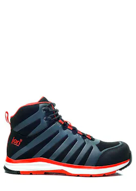 Elten Jori Sicherheitsschuh, halbhoch, Jo_RAPID ESD S3, schwarz-rot