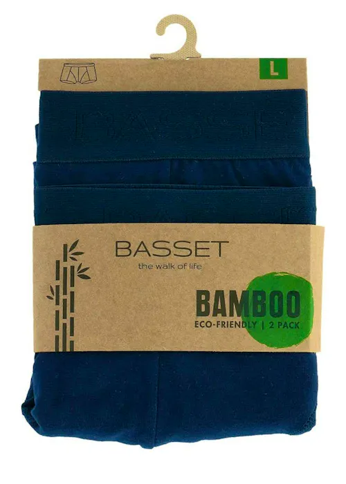 Basset Boxershort Bamboo 2-pack