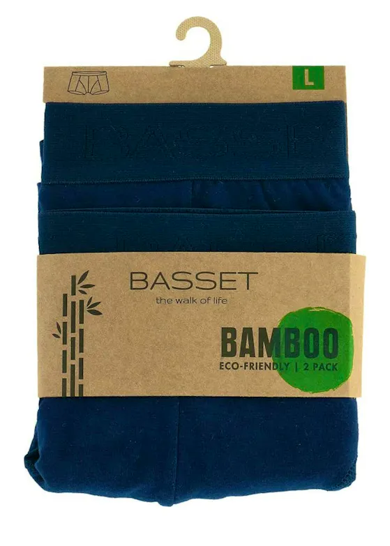 Basset Boxershort Bamboo 2-pack
