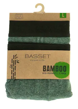 Basset Boxershort Bamboo 2-pack miniatuur
