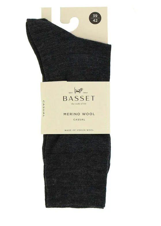 Basset Unisex Socks Merino Casual