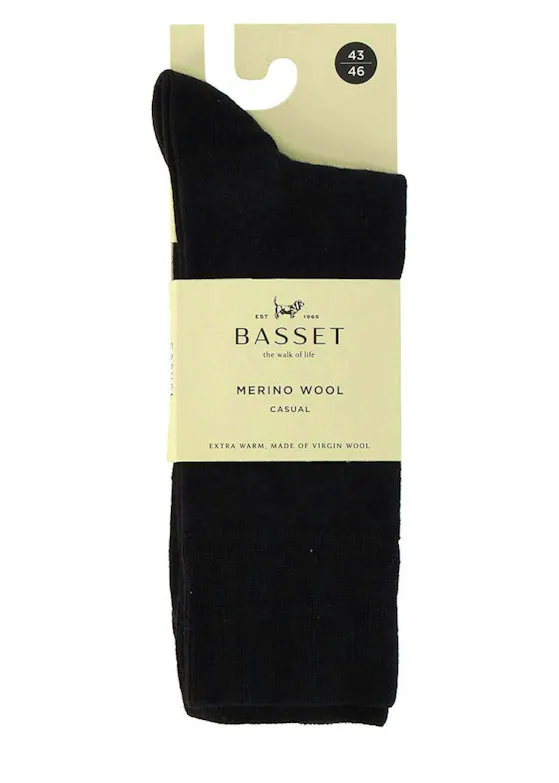 Basset Unisex Socks Merino Casual