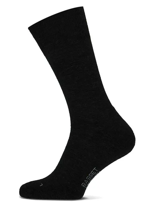 Basset Unisex Socks Merino Casual Terry Sole