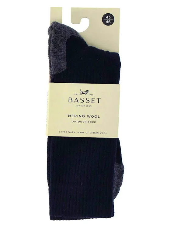 Basset Unisex Socks Merino Outdoor