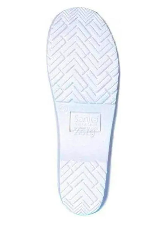 Sanita Flex 38 Klomp Wit/Blauw