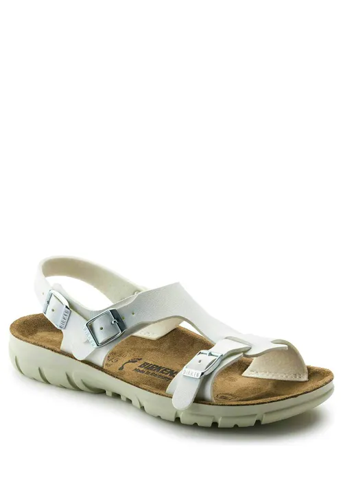Birkenstock Saragossa BF Wit En Zwart Dames OB Sandaal