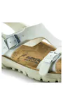 Birkenstock Saragossa BF Wit En Zwart Dames OB Sandaal miniatuur
