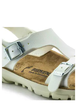 Birkenstock Saragossa BF Wit En Zwart Dames OB Sandaal miniatuur