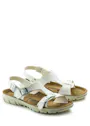 Birkenstock Saragossa BF Wit En Zwart Dames OB Sandaal miniatuur