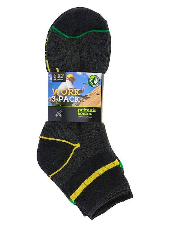 Primair Quarter Socks Work Full Terry Eco 3-Pack