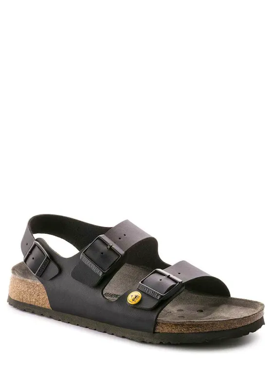 Birkenstock Milano ESD BF schwarze Sandale