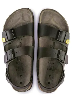 Birkenstock Milano ESD BF Zwart Sandaal  miniatuur