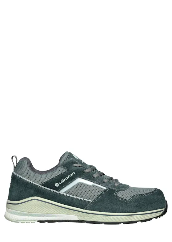 Albatros Court graue S1P-Sicherheitsschuhe, niedrig