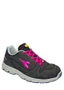 Diadora Run Niedrig S3 Schwarz/Fuchsia-Rot Damen Vorschaubild