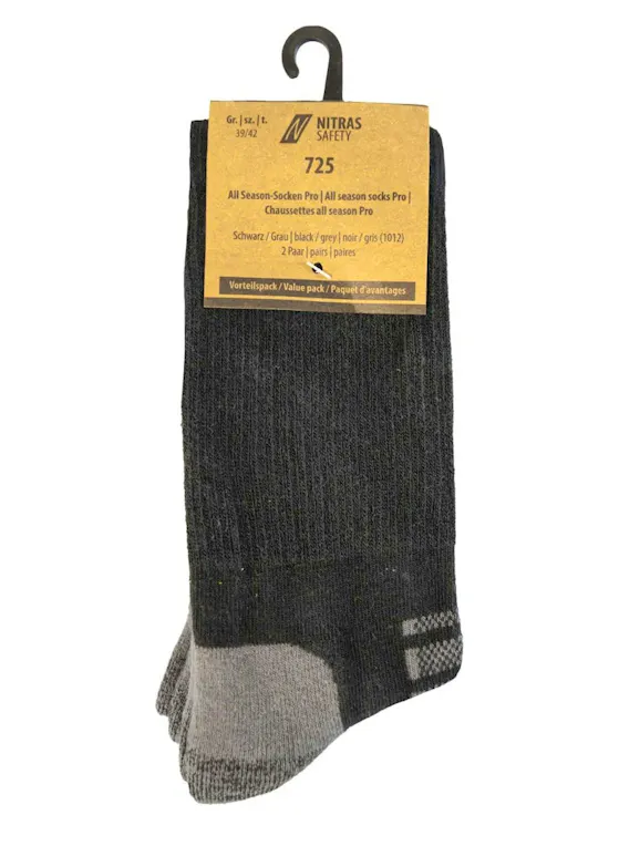 Nitras Safety 725 Arbeitssocken 2er-Pack
