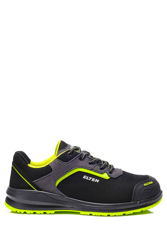 Elten Loan XXSports Pro Black - Limettengrün Low ESD S3