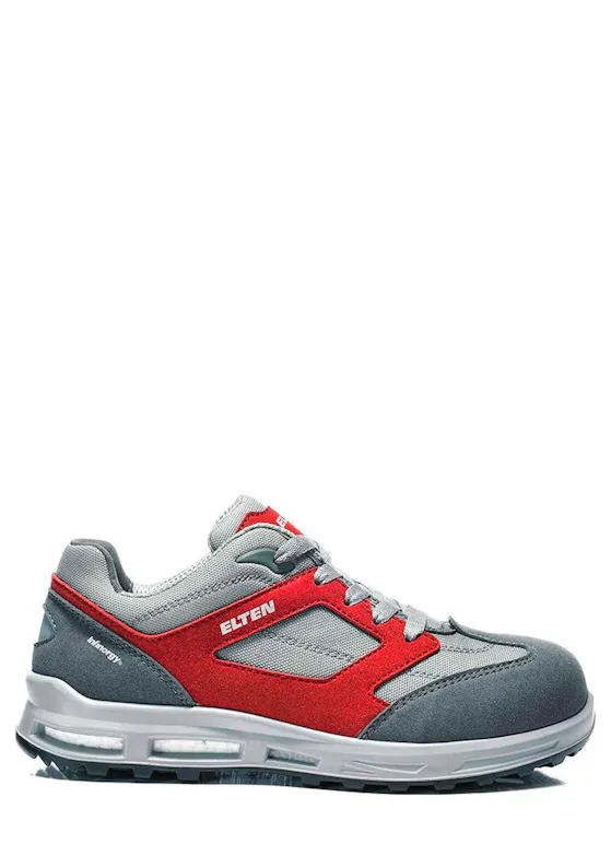 Elten Travis XXT, niedrig, ESD S2, grau/rot