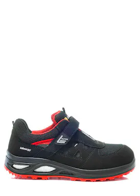 Elten Hannah XXTL Easy ESD S1P, Schwarz/Rot