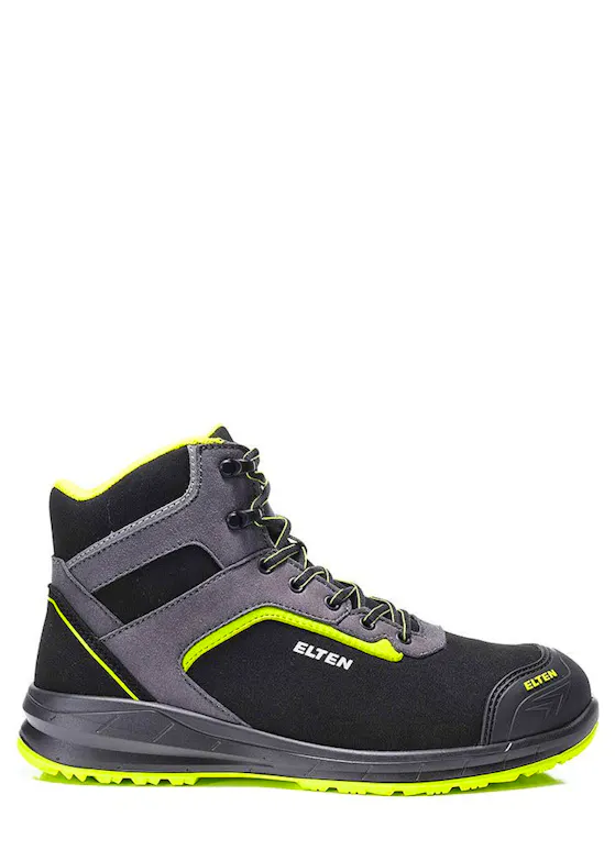 Elten Loan XXSports Pro Black - Limettengrün Mid ESD S3