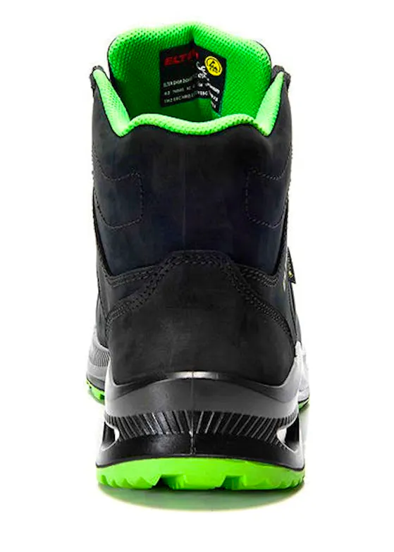 Elten Stewart XXG Pro GTX Mid ESD S3 HI CI Zwart/Groen